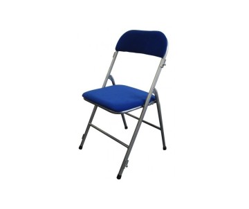 Chaise pliante bleu assises...
