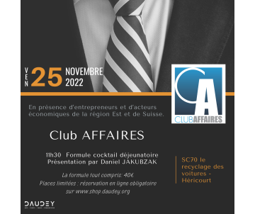 Club Affaire 25 Novembre...